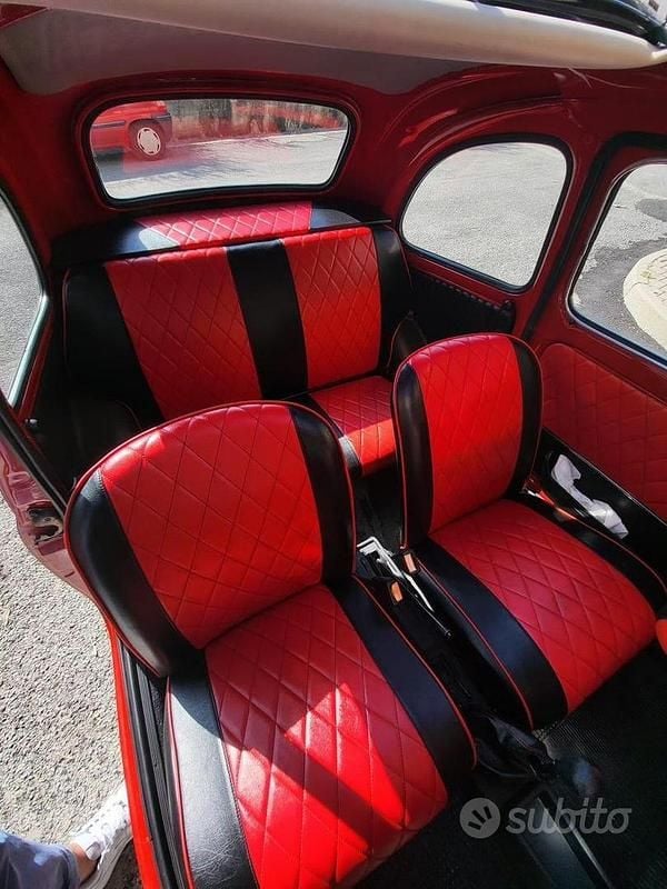 Usata Fiat 500 1970 Rosso Utilitaria