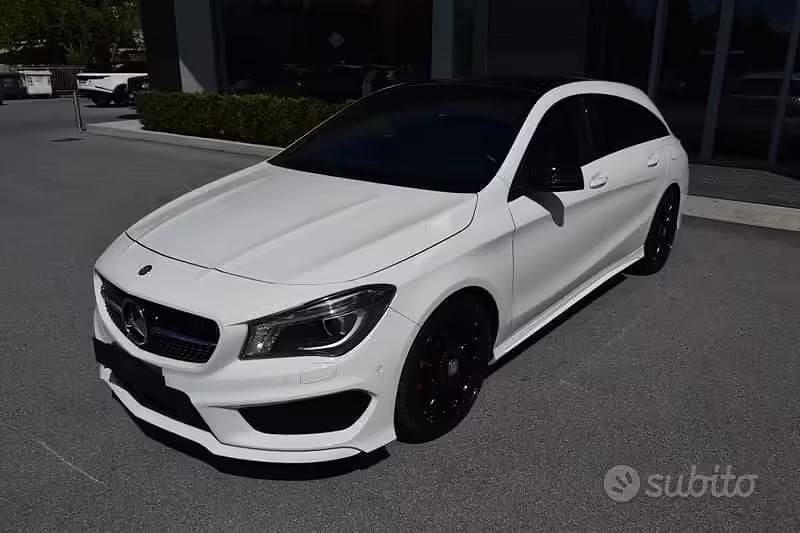 Usata Mercedes CLA220 AMG 177 CV (130 kW) 2015 Bianco Berlina
