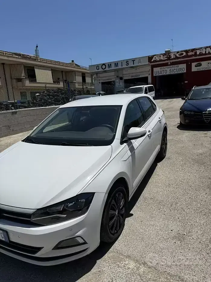 Usata VW Polo 95 CV (69 kW) 2018 Bianco Utilitaria