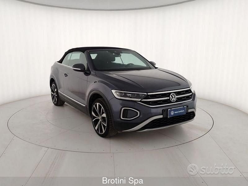 Usata VW T-Roc Cabriolet Style 110 CV (80 kW) 2023 Grigio Cabrio