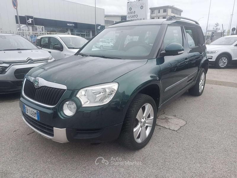 Usata Skoda Yeti 140 CV (102 kW) 2010 Verde SUV