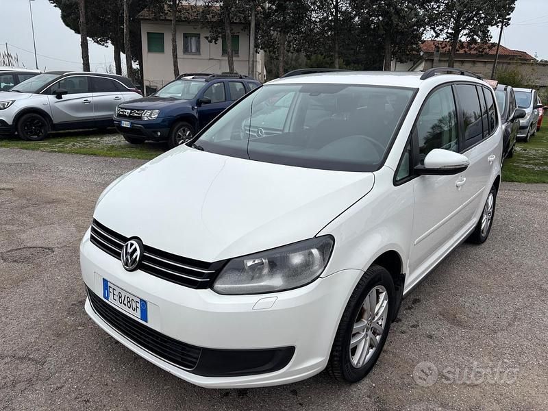 Usata VW Touran Highline 149 CV (109 kW) 2013 Bianco Monovolume