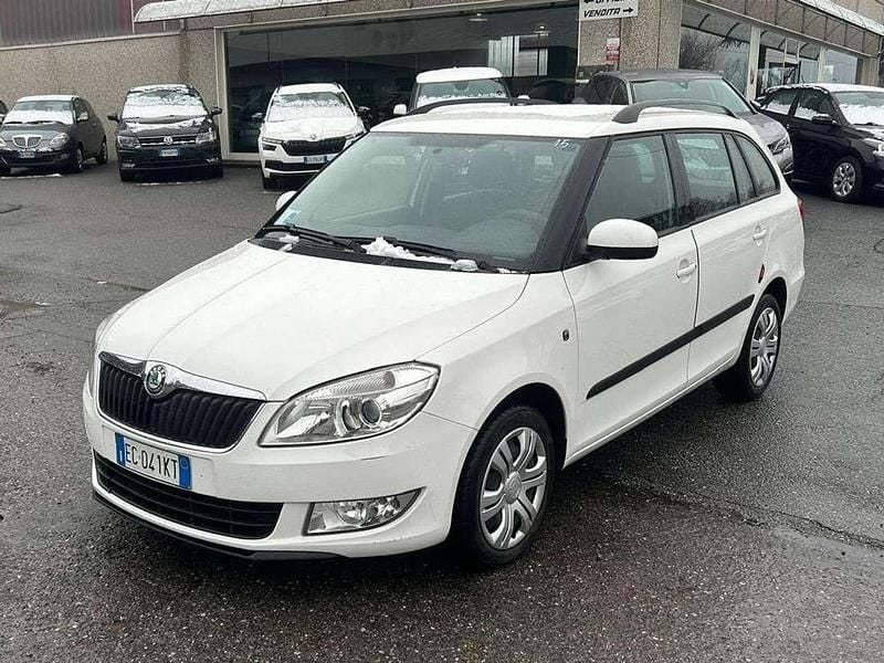 Usata Skoda Fabia Ambition 90 CV (66 kW) 2010 Bianco Station wagon