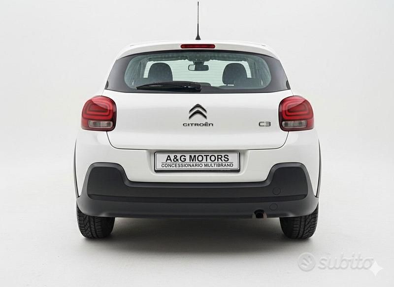 Usata Citroën C3 Feel 83 CV (61 kW) 2019 Bianco Utilitaria