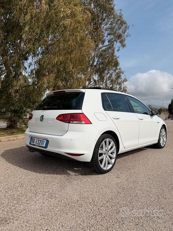 Usata VW Golf VII 150 CV (110 kW) 2014 Bianco Berlina