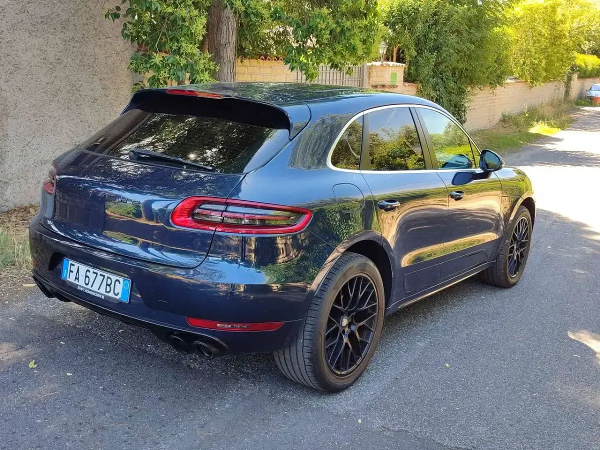 Usata Porsche Macan S 250 CV (183 kW) 2015 Blu/azzurro SUV