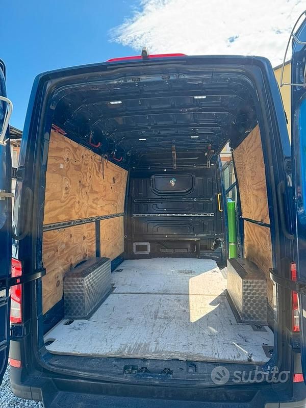 Usata VW Crafter 177 CV (130 kW) 2019 Blu Furgone