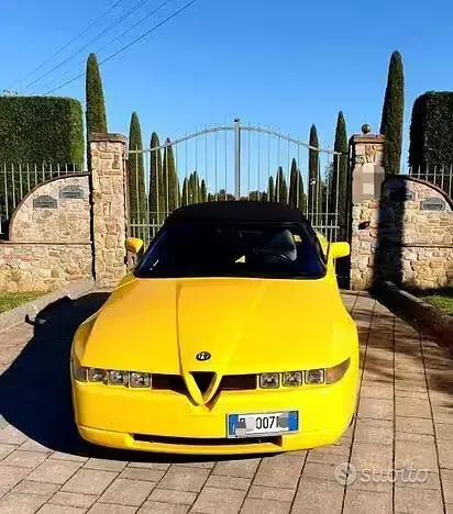 Usata Alfa Romeo SZ/RZ 207 CV (152 kW) 1993 Giallo Cabrio