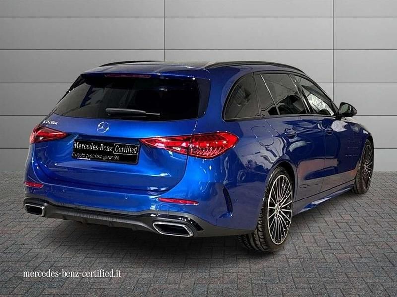 Usata Mercedes C220 Premium 200 CV (147 kW) 2022 Blu spettrale Station wagon