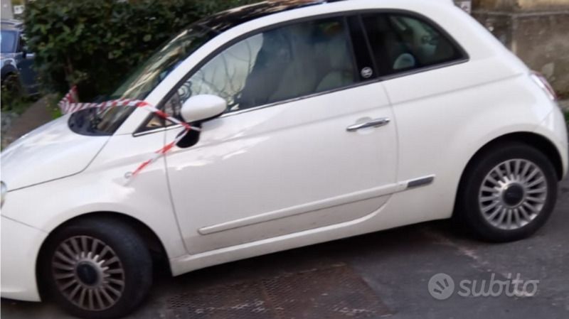 Usata Fiat 500 85 CV (62 kW) 2011 Bianco Utilitaria