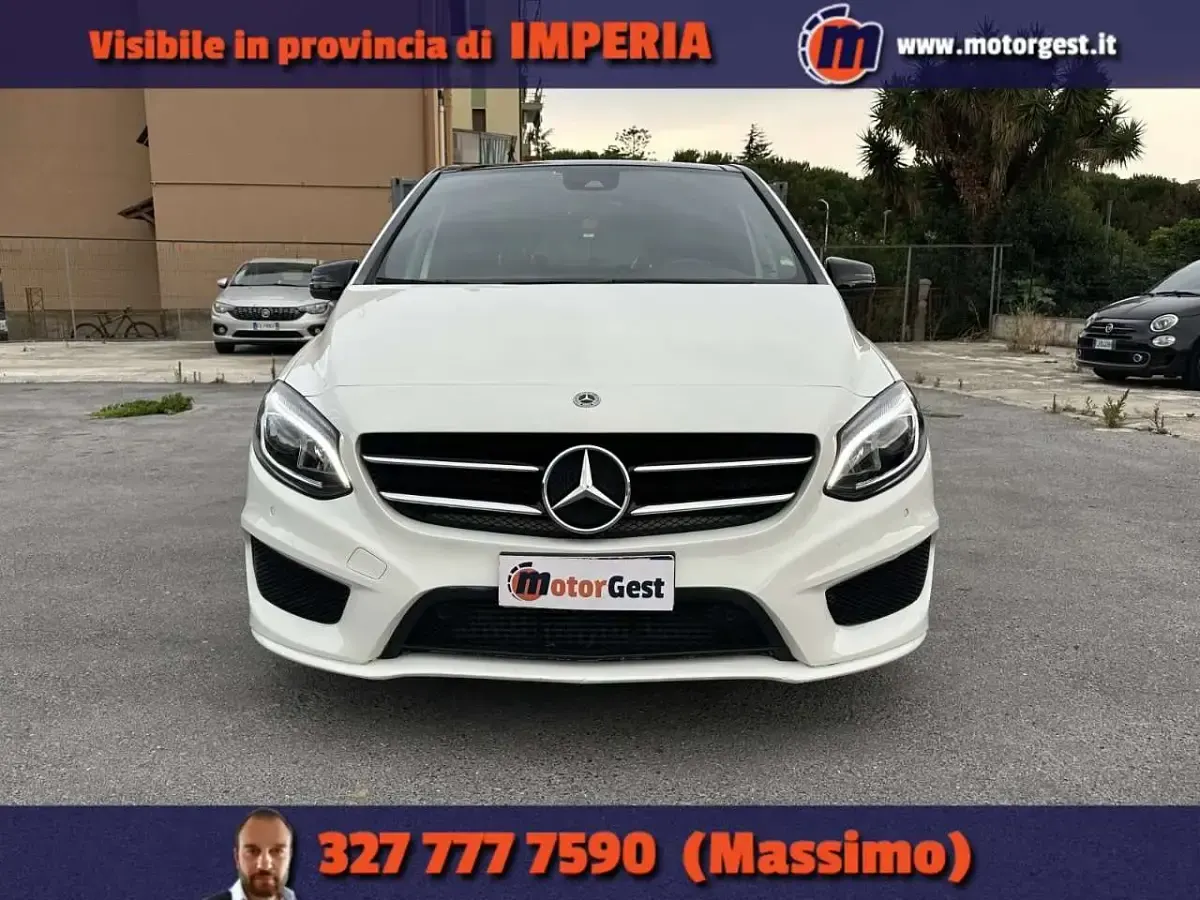 Usata Mercedes B220 Premium 177 CV (130 kW) 2017 Bianco Utilitaria