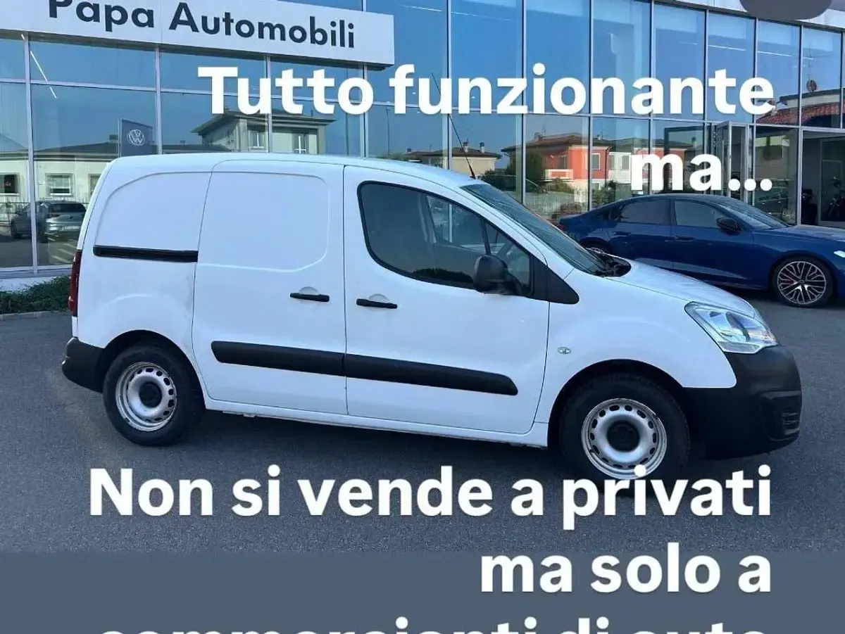Usata Citroën e-Berlingo 99 CV (72 kW) 2018 Bianco Furgone