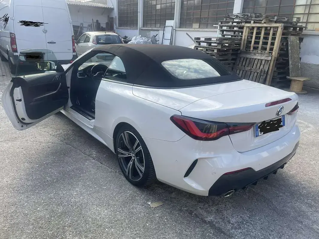 Usata BMW 420 Cabriolet M Sport 190 CV (139 kW) 2021 Bianco Cabrio