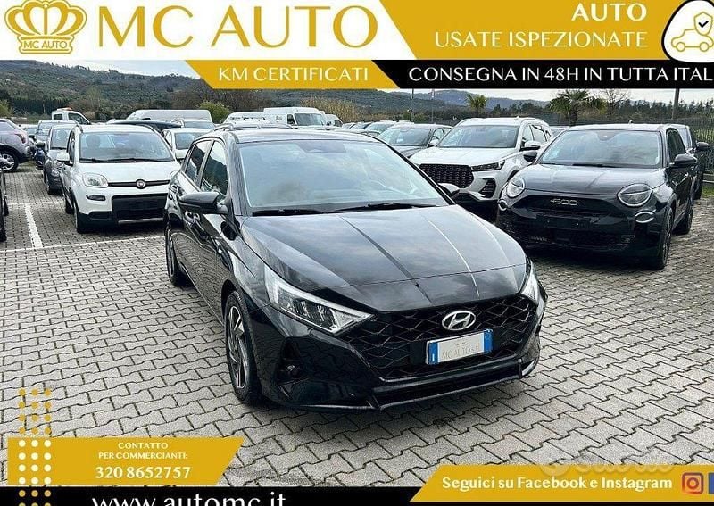 Usata Hyundai i20 100 CV (73 kW) 2021 Nero Utilitaria