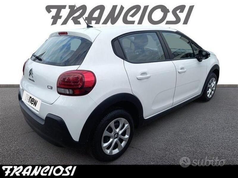 Usata Citroën C3 Feel 102 CV (75 kW) 2021 Bianco Utilitaria