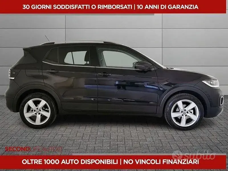 Usata VW T-Cross Advance 110 CV (80 kW) 2023 Nero SUV