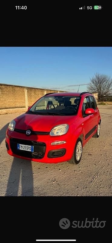 Usata Fiat Panda 69 CV (50 kW) 2017 Rosso Berlina