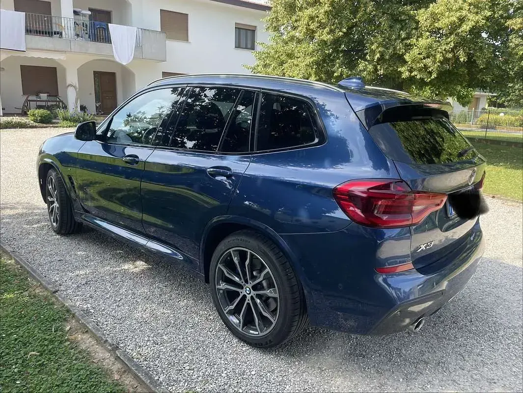 Usata BMW X3 M Sport 190 CV (139 kW) 2018 Blu/azzurro SUV