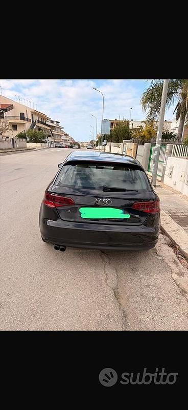 Usata Audi A3 150 CV (110 kW) 2013 Nero Berlina