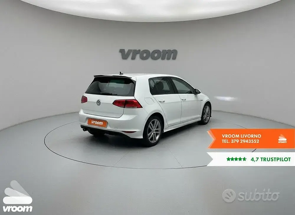 Usata VW Golf VII Edition 110 CV (80 kW) 2016 Bianco Berlina