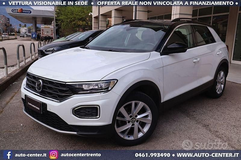 Usata VW T-Roc Style 150 CV (110 kW) 2019 Bianco SUV