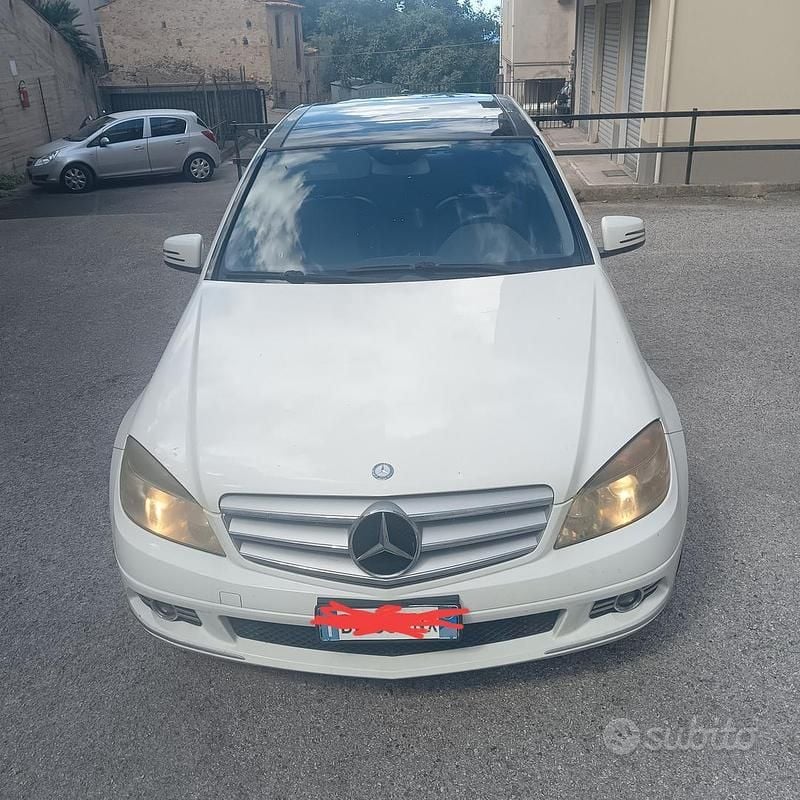 Usata Mercedes C200 2009 Bianco Berlina