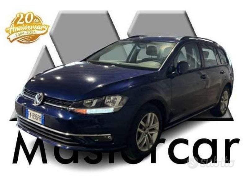Usata VW Golf VII Business 116 CV (85 kW) 2019 Blu/azzurro Station wagon