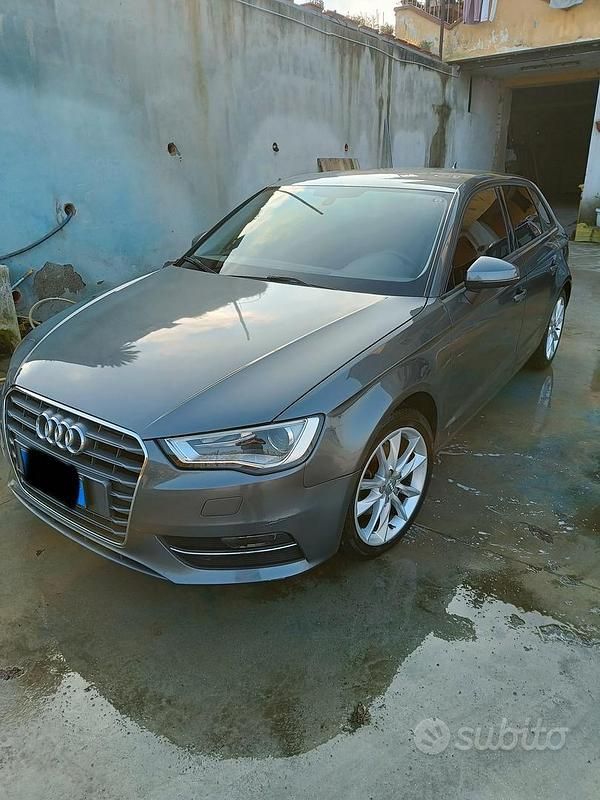 Usata Audi A3 Ambiente 110 CV (80 kW) 2015 Grigio Berlina