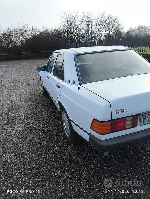 Usata Mercedes 190 1988 Bianco Berlina
