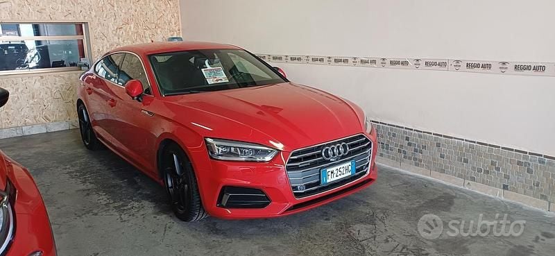 Usata Audi A5 190 CV (139 kW) 2017 Rosso Coupé