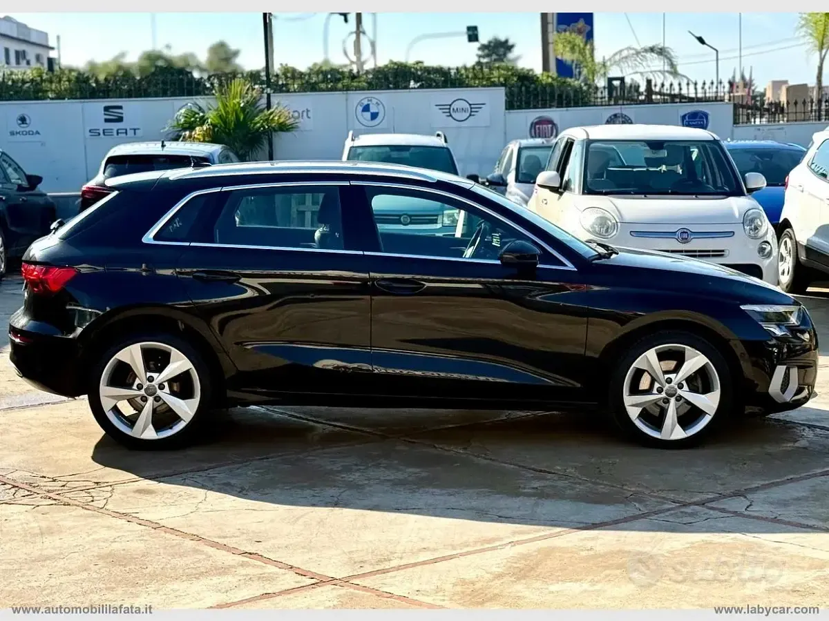 Usata Audi A3 Advanced 116 CV (85 kW) 2020 Nero Berlina
