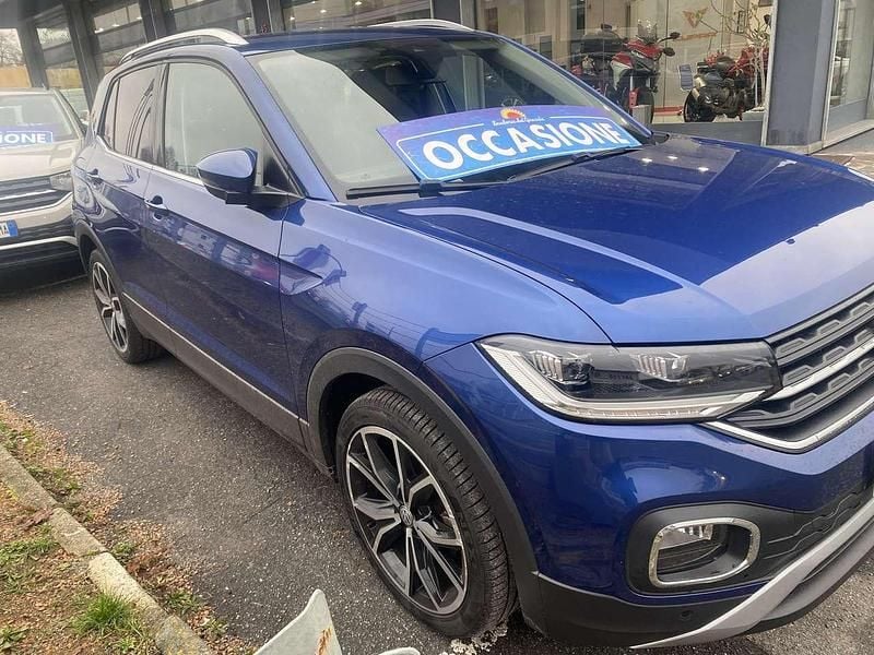 Usata VW T-Cross Advance 116 CV (85 kW) 2019 Blu/azzurro SUV