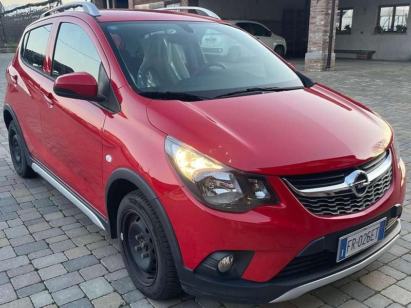 Usata Opel Karl Rocks 73 CV (53 kW) 2018 Rosso Utilitaria