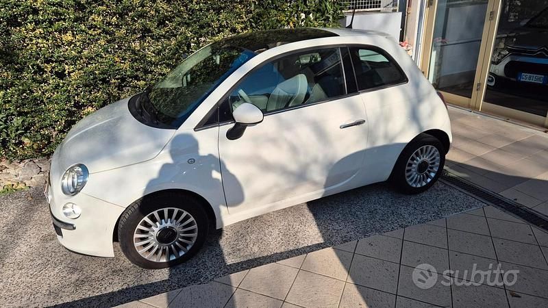 Usata Fiat 500 Lounge 69 CV (50 kW) 2014 Bianco Berlina