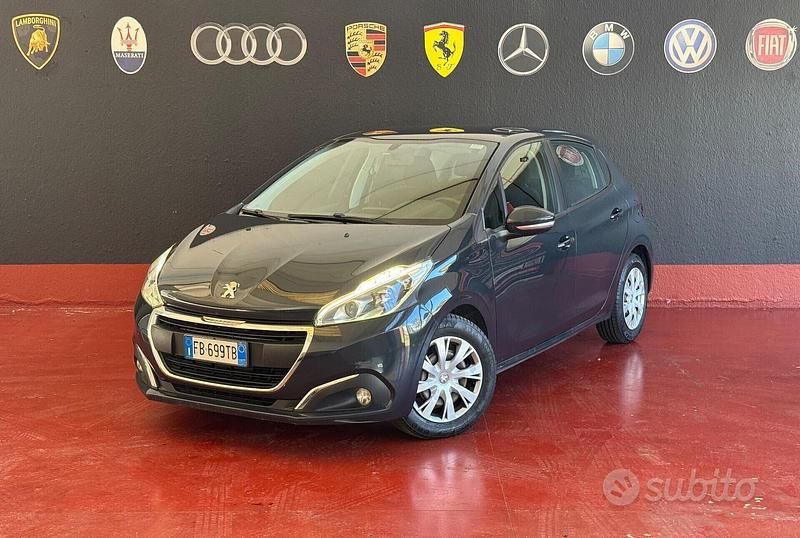 Usata Peugeot 208 Allure 75 CV (55 kW) 2015 Blu/azzurro Utilitaria