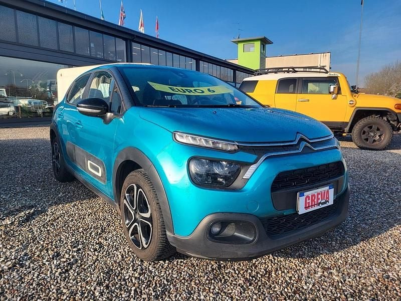 Usata Citroën C3 Feel 102 CV (75 kW) 2022 Blu Berlina
