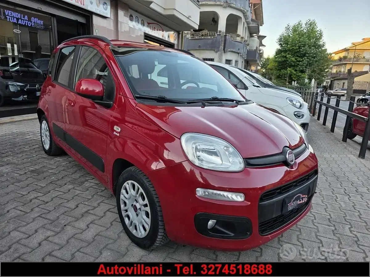 Usata Fiat Panda 75 CV (55 kW) 2014 Rosso Utilitaria