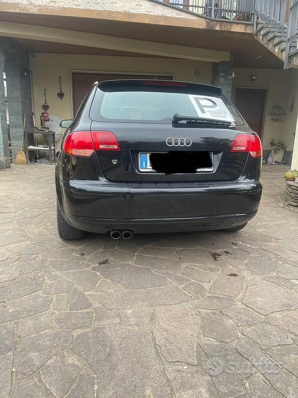 Usata Audi A3 170 CV (125 kW) 2007 Nero Utilitaria