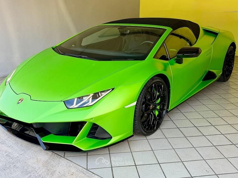 Usata Lamborghini Huracán 639 CV (469 kW) 2021 Verde Cabrio