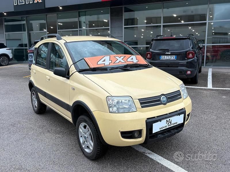 Usata Fiat Panda 4x4 Climbing 75 CV (55 kW) 2006 Giallo Utilitaria