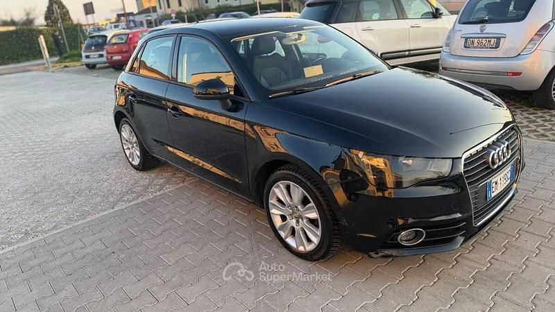 Usata Audi A1 Admired 86 CV (63 kW) 2012 Nero Utilitaria