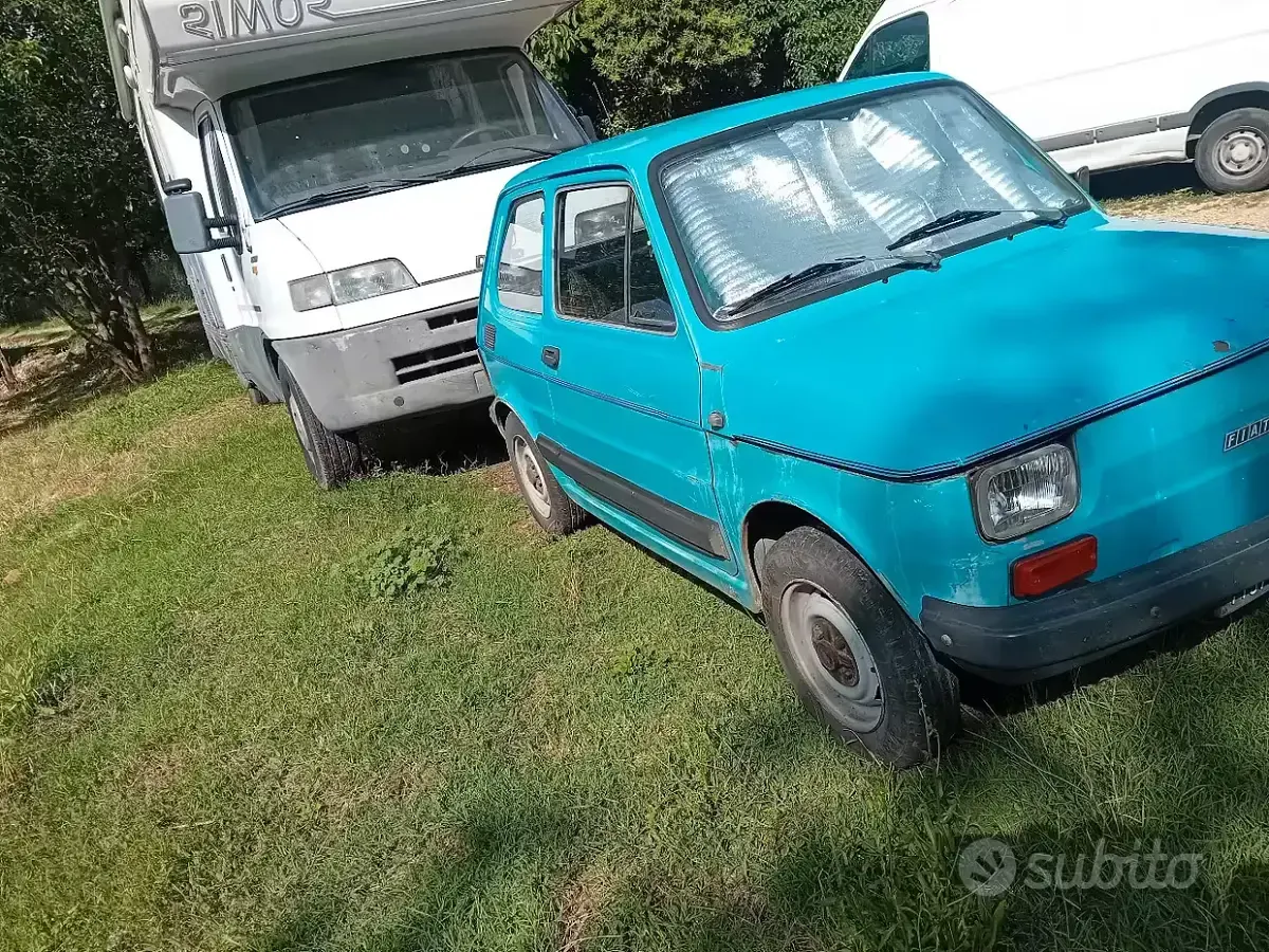 Usata Fiat 126 1970 Blu Utilitaria