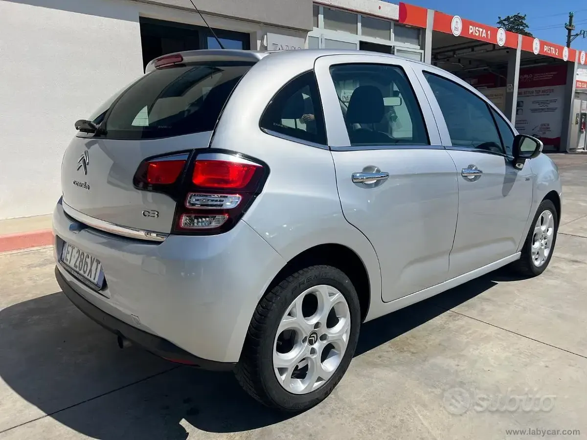 Usata Citroën C3 Exclusive 68 CV (50 kW) 2014 Argento Berlina