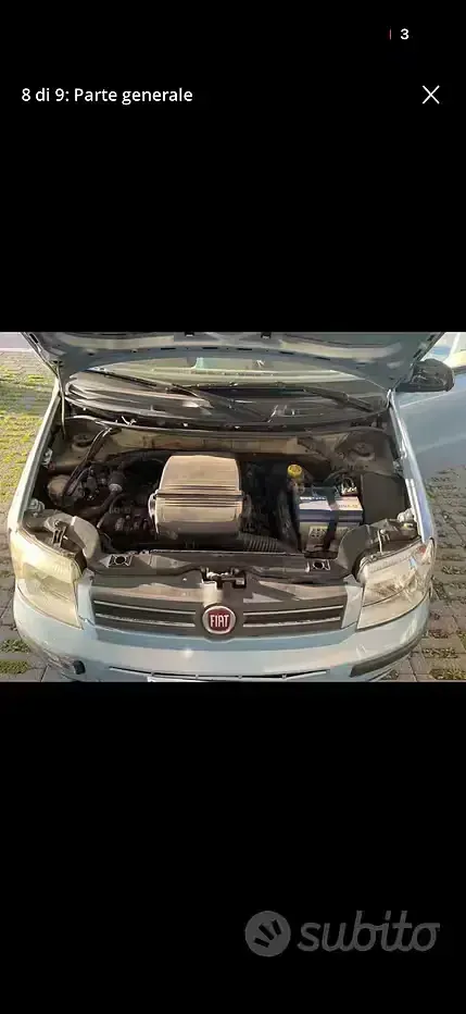 Usata Fiat Panda Dynamic 60 CV (44 kW) 2009 Bluazzurro Utilitaria