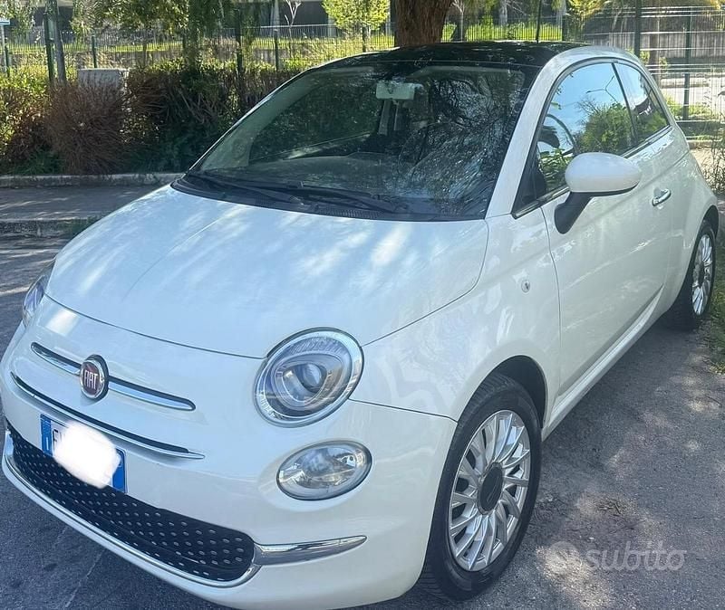 Usata Fiat 500 69 CV (50 kW) 2020 Bianco Berlina
