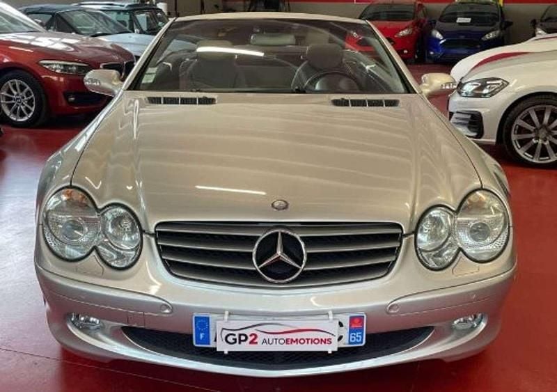 Usata Mercedes SL350 245 CV (180 kW) 2003 Argento Cabrio