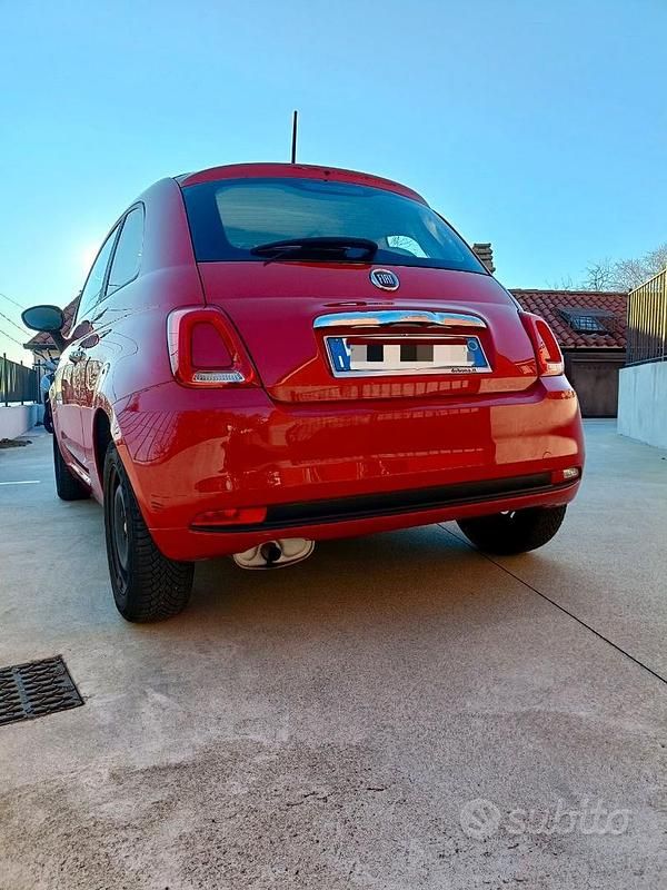 Usata Fiat 500 Pop 69 CV (50 kW) 2019 Rosso