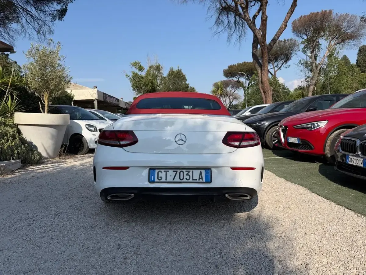 Usata Mercedes C200 Premium Plus 183 CV (134 kW) 2022 Bianco Cabrio