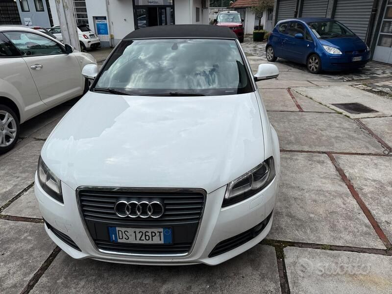 Bianco Usata 2008 Audi A3 Cabriolet Ambition Cabrio | 6900 € (Cara) - Immagine 1/4
