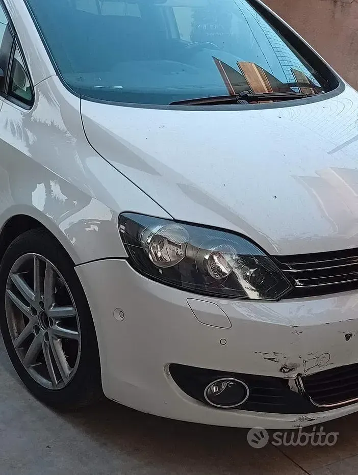Usata VW Golf Plus 140 CV (102 kW) 2010 Bianco Monovolume